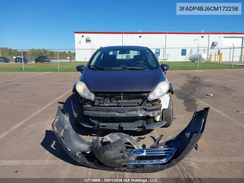 2012 FORD FIESTA VIN 3FADP4BJ6CM172258 — фото 13