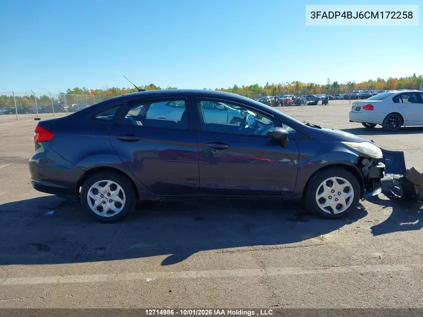 2012 FORD FIESTA VIN 3FADP4BJ6CM172258 — фото 14