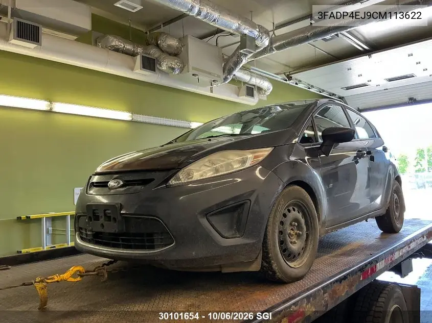 2012 FORD FIESTA VIN 3FADP4EJ9CM113622 — фото 2