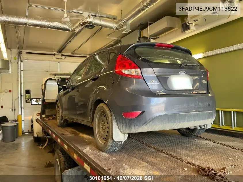 2012 FORD FIESTA VIN 3FADP4EJ9CM113622 — фото 3