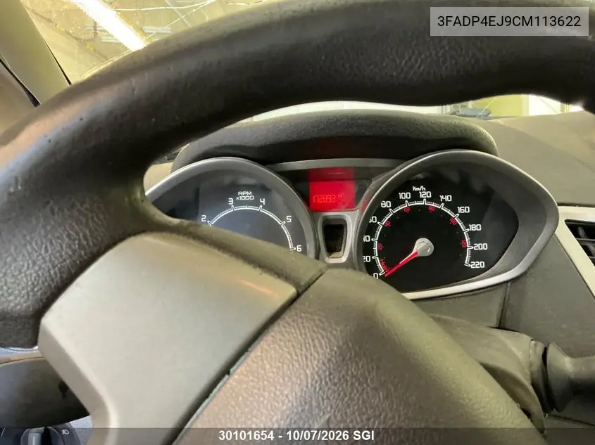 2012 FORD FIESTA VIN 3FADP4EJ9CM113622 — фото 7