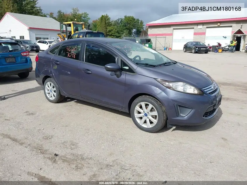 FORD FIESTA 2012, VIN 3FADP4BJ1CM180168