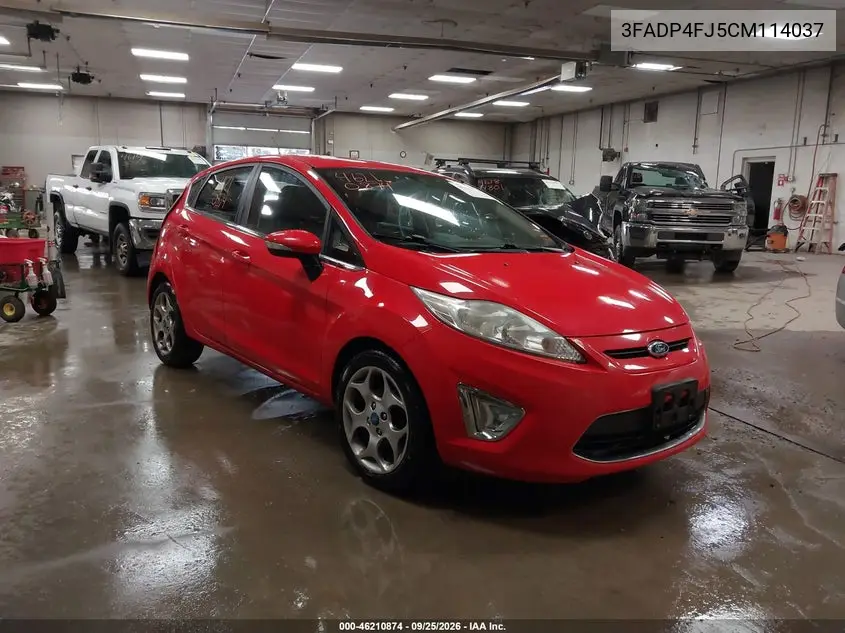 FORD FIESTA 2012, VIN 3FADP4FJ5CM114037