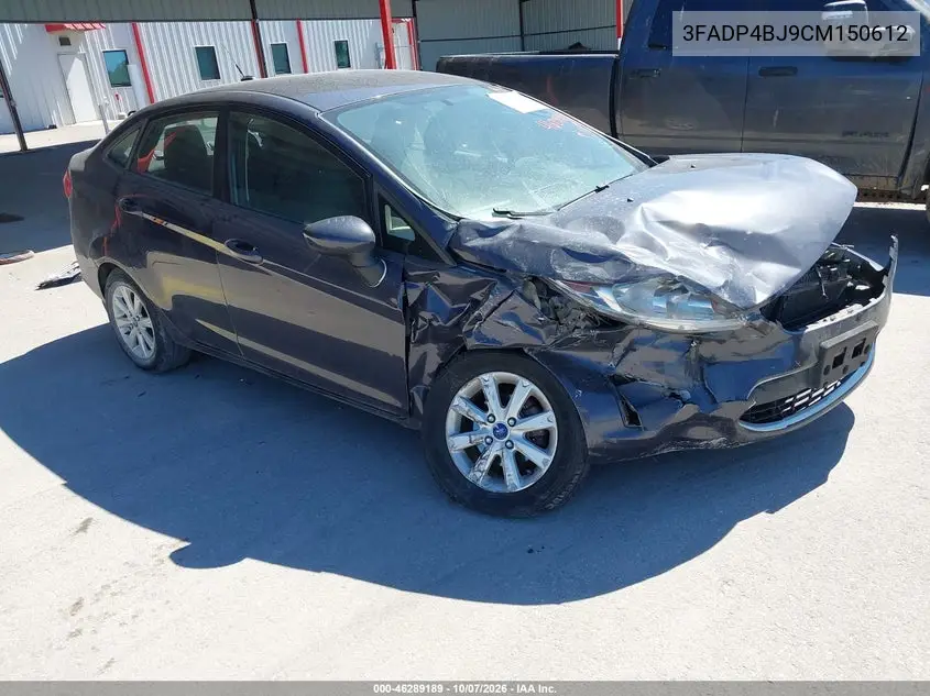 FORD FIESTA 2012, VIN 3FADP4BJ9CM150612