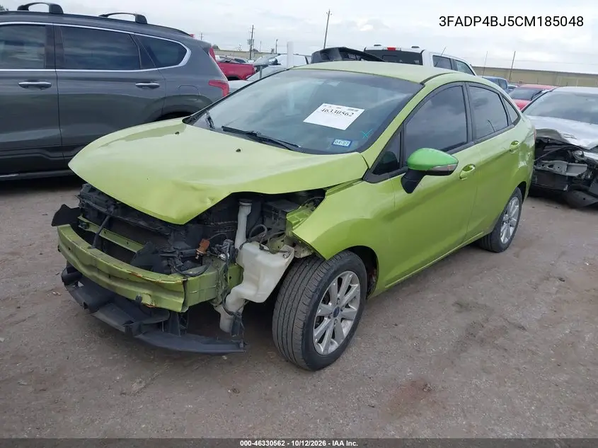 2012 FORD FIESTA VIN 3FADP4BJ5CM185048 — фото 2