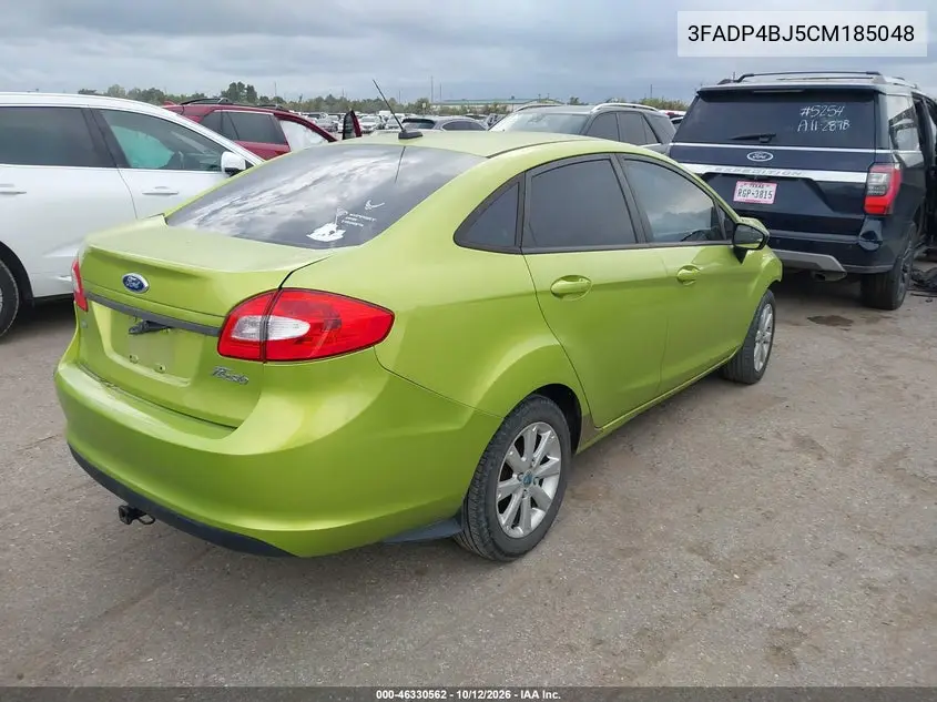 2012 FORD FIESTA VIN 3FADP4BJ5CM185048 — фото 4