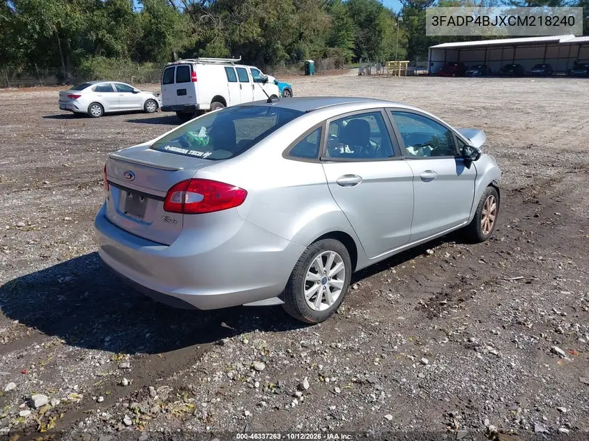 2012 FORD FIESTA VIN 3FADP4BJXCM218240 — фото 4