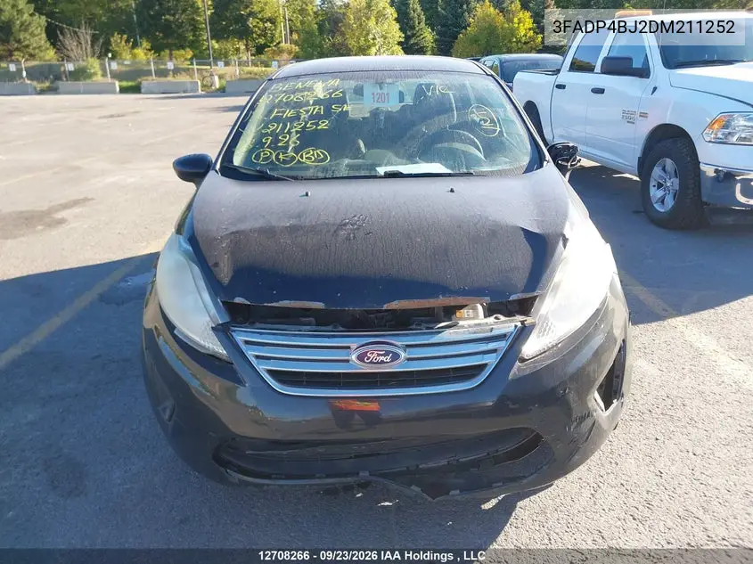 2013 FORD FIESTA VIN 3FADP4BJ2DM211252 — фото 12