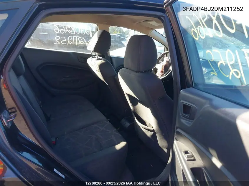 2013 FORD FIESTA VIN 3FADP4BJ2DM211252 — фото 8