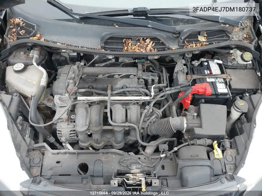 2013 FORD FIESTA VIN 3FADP4EJ7DM180737 — фото 10