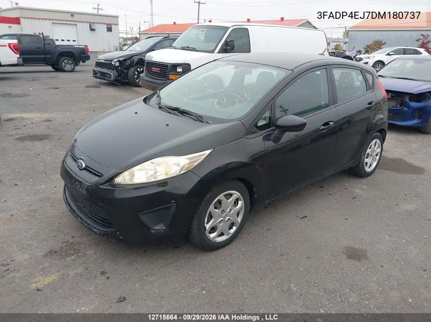 2013 FORD FIESTA VIN 3FADP4EJ7DM180737 — фото 2