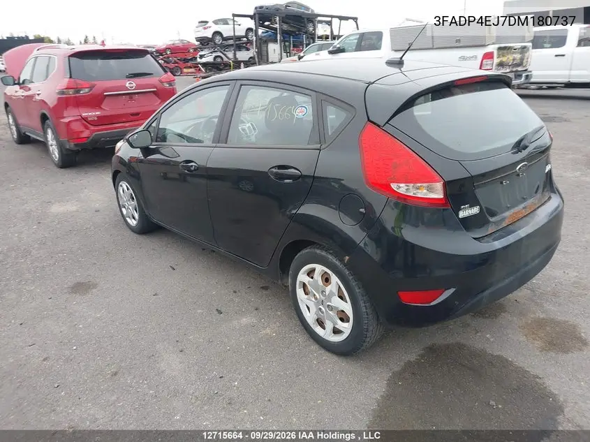 2013 FORD FIESTA VIN 3FADP4EJ7DM180737 — фото 3