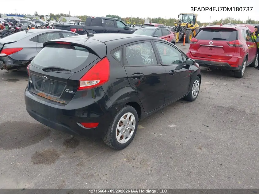 2013 FORD FIESTA VIN 3FADP4EJ7DM180737 — фото 4