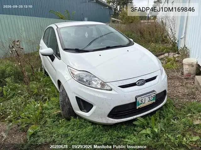 FORD FIESTA 2013, VIN 3FADP4EJ1DM169846