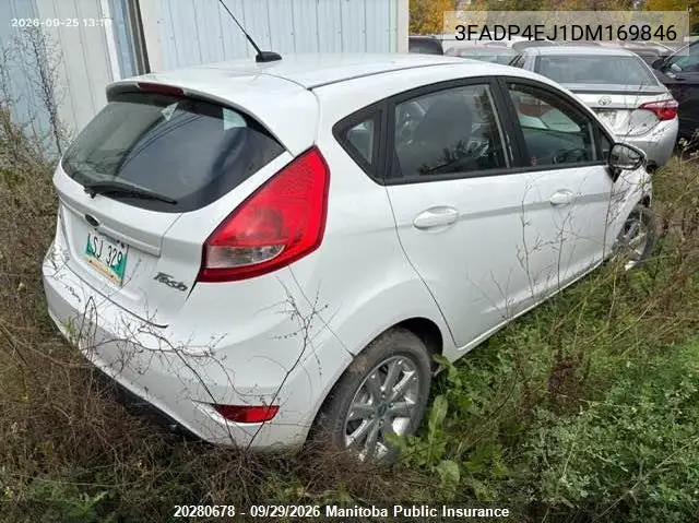 2013 FORD FIESTA VIN 3FADP4EJ1DM169846 — фото 4