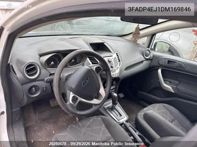 2013 FORD FIESTA VIN 3FADP4EJ1DM169846 — фото 5