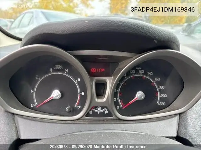 2013 FORD FIESTA VIN 3FADP4EJ1DM169846 — фото 7
