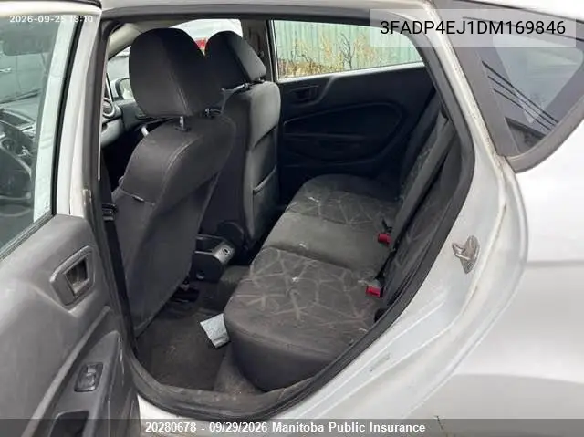 2013 FORD FIESTA VIN 3FADP4EJ1DM169846 — фото 8