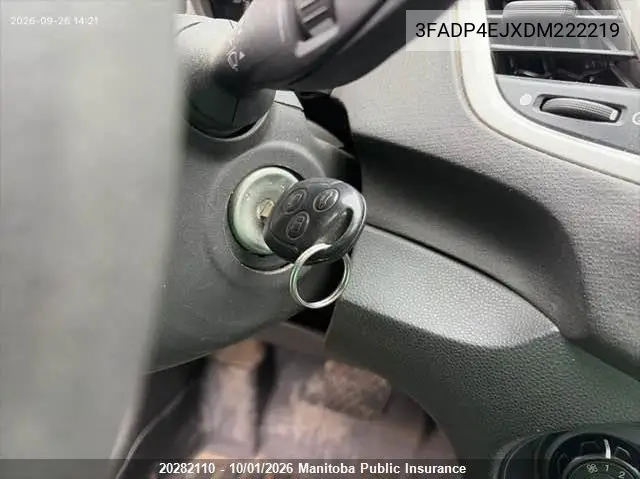 2013 FORD FIESTA VIN 3FADP4EJXDM222219 — фото 11