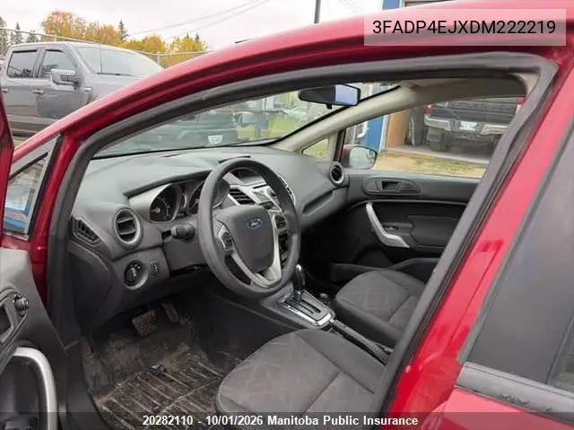 2013 FORD FIESTA VIN 3FADP4EJXDM222219 — фото 5