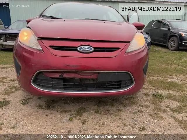 2013 FORD FIESTA VIN 3FADP4EJXDM222219 — фото 6