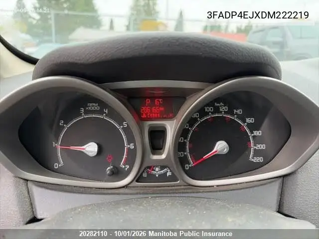 2013 FORD FIESTA VIN 3FADP4EJXDM222219 — фото 7