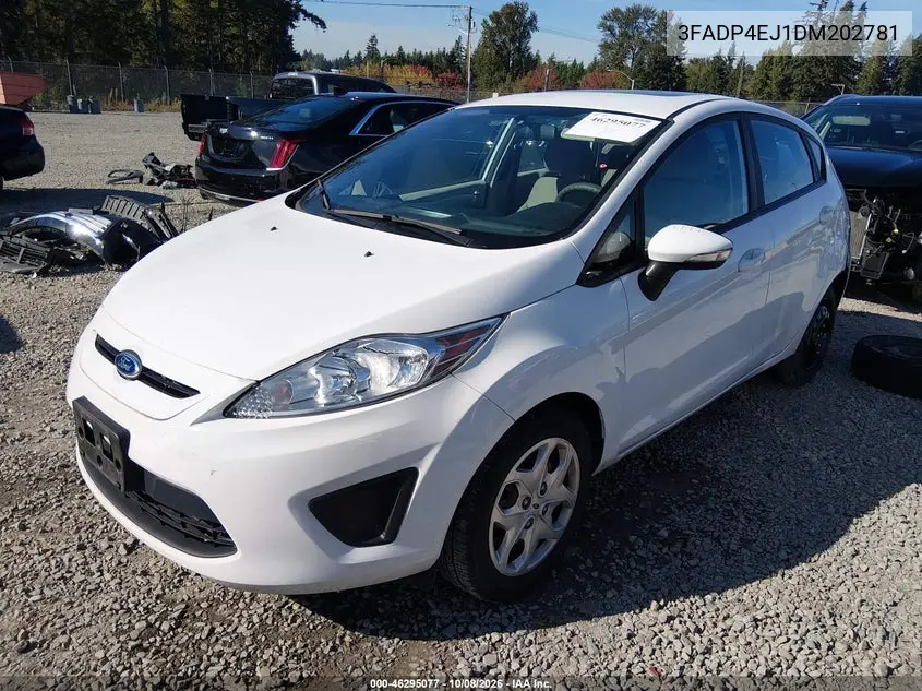 2013 FORD FIESTA VIN 3FADP4EJ1DM202781 — фото 2