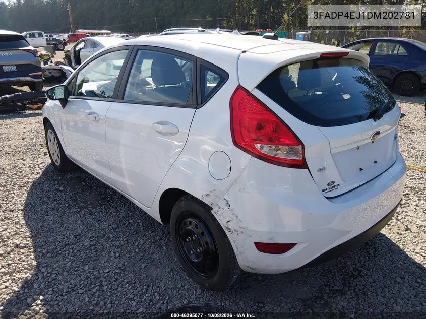 2013 FORD FIESTA VIN 3FADP4EJ1DM202781 — фото 3