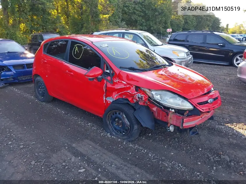 FORD FIESTA 2013, VIN 3FADP4EJ1DM150519