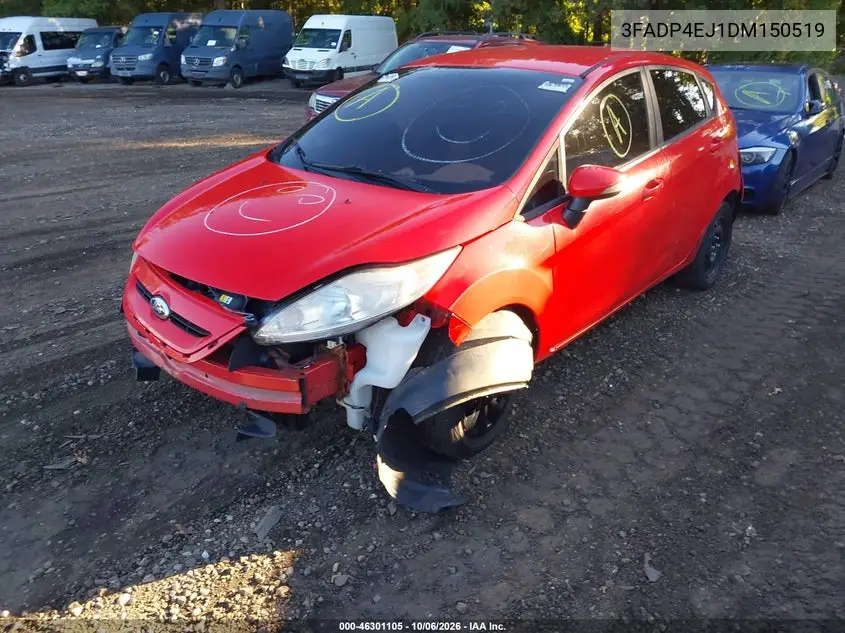 2013 FORD FIESTA VIN 3FADP4EJ1DM150519 — фото 2