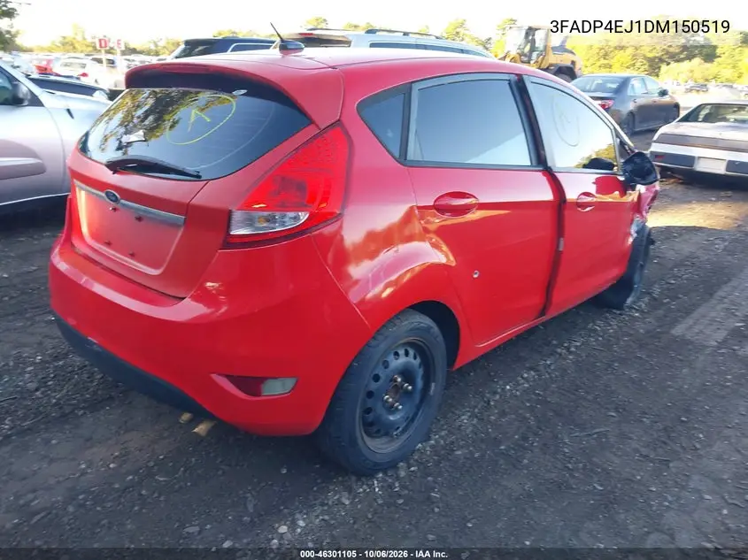 2013 FORD FIESTA VIN 3FADP4EJ1DM150519 — фото 4