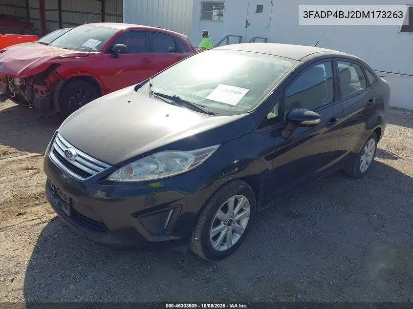 2013 FORD FIESTA VIN 3FADP4BJ2DM173263 — фото 2