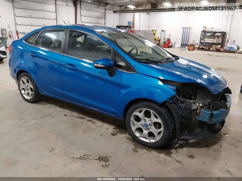 FORD FIESTA 2013, VIN 3FADP4CJ6DM131967
