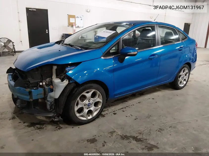 2013 FORD FIESTA VIN 3FADP4CJ6DM131967 — фото 2