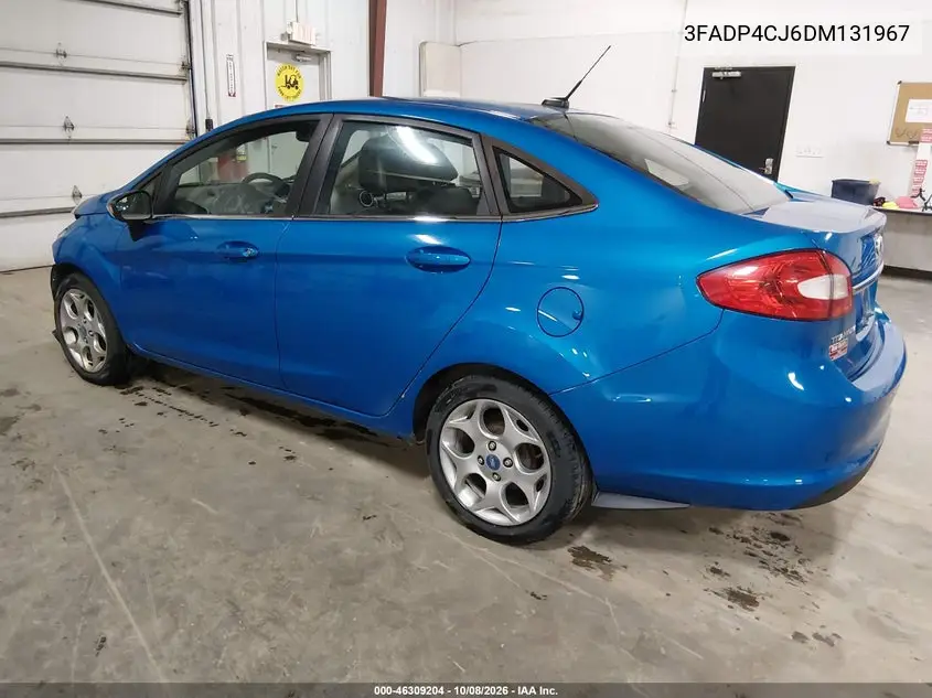 2013 FORD FIESTA VIN 3FADP4CJ6DM131967 — фото 3