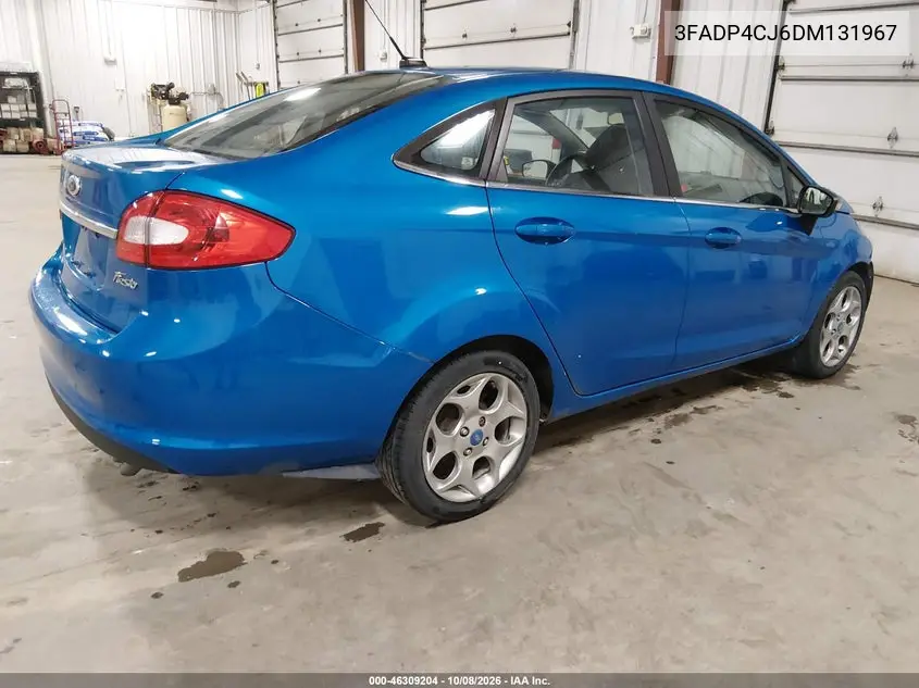 2013 FORD FIESTA VIN 3FADP4CJ6DM131967 — фото 4