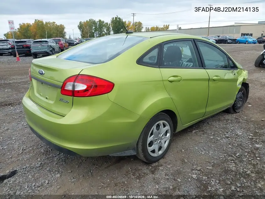 2013 FORD FIESTA VIN 3FADP4BJ2DM214135 — фото 4