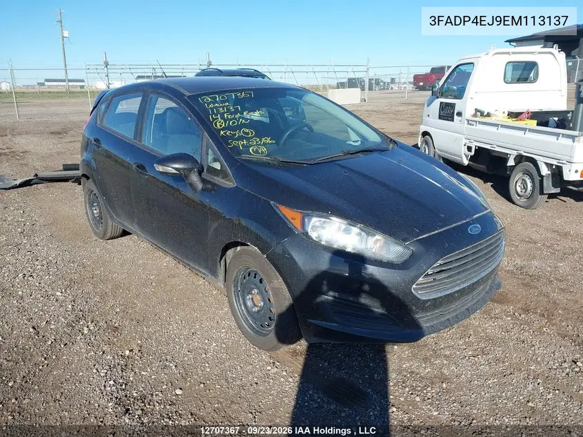 FORD FIESTA 2014, VIN 3FADP4EJ9EM113137