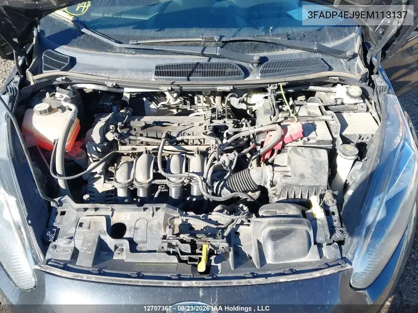2014 FORD FIESTA VIN 3FADP4EJ9EM113137 — фото 10