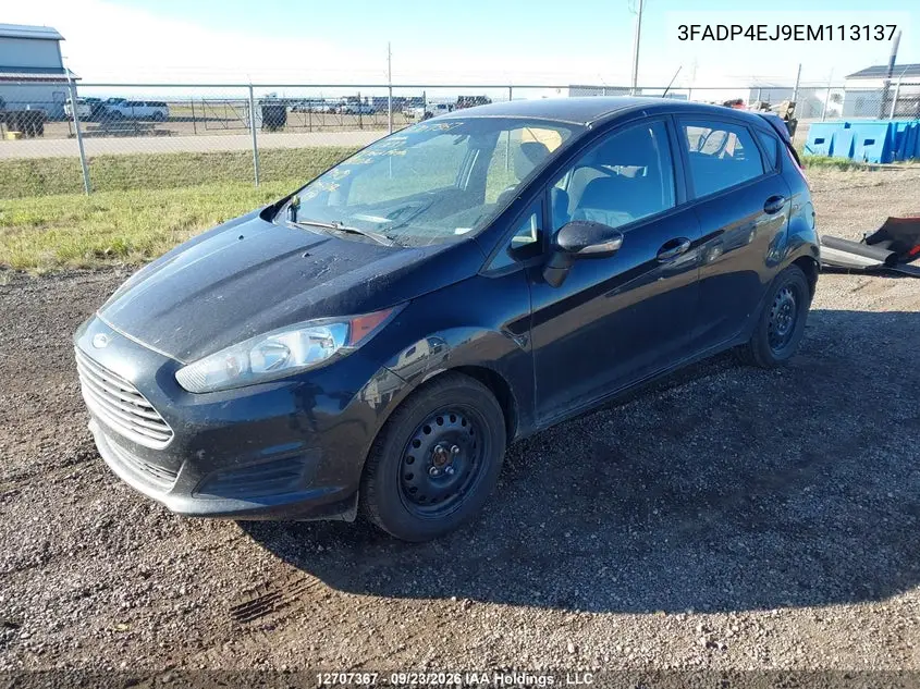 2014 FORD FIESTA VIN 3FADP4EJ9EM113137 — фото 2