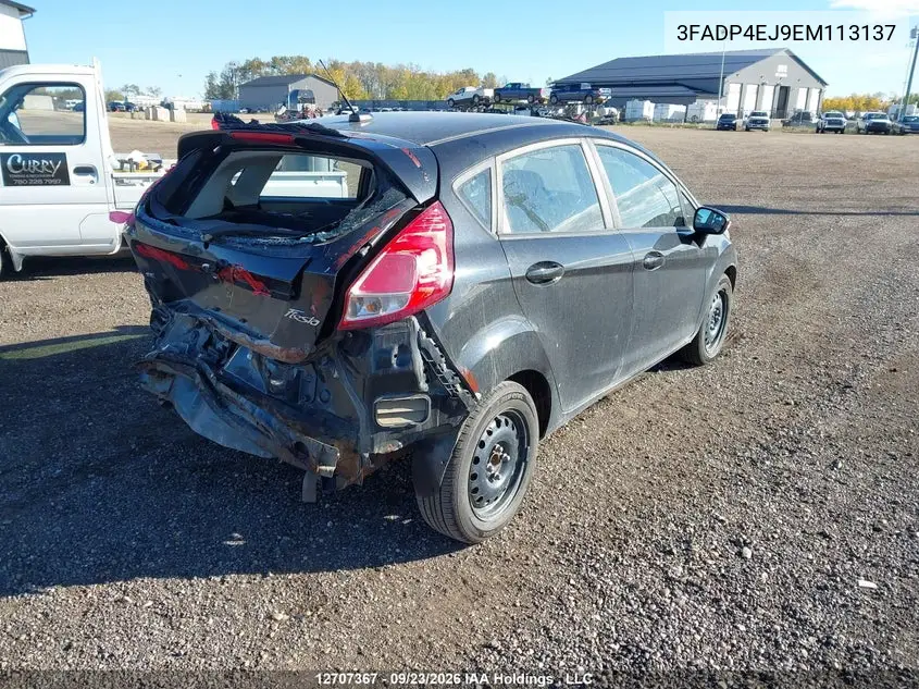 2014 FORD FIESTA VIN 3FADP4EJ9EM113137 — фото 4