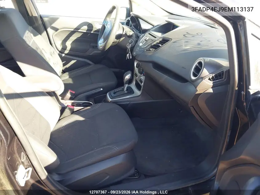 2014 FORD FIESTA VIN 3FADP4EJ9EM113137 — фото 5