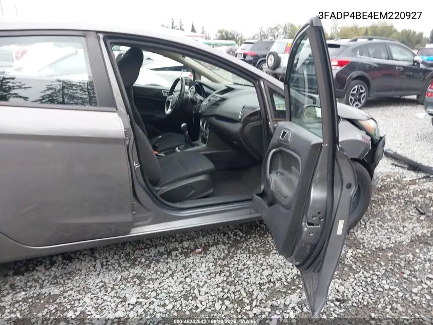 2014 FORD FIESTA VIN 3FADP4BE4EM220927 — фото 5