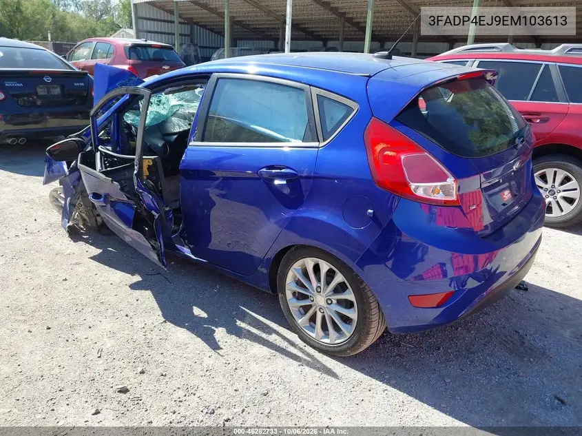 2014 FORD FIESTA VIN 3FADP4EJ9EM103613 — фото 3