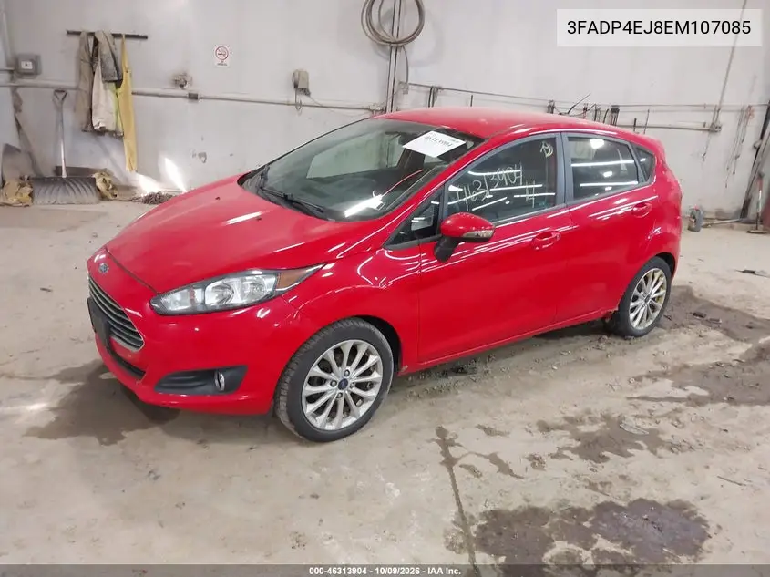 2014 FORD FIESTA VIN 3FADP4EJ8EM107085 — фото 2