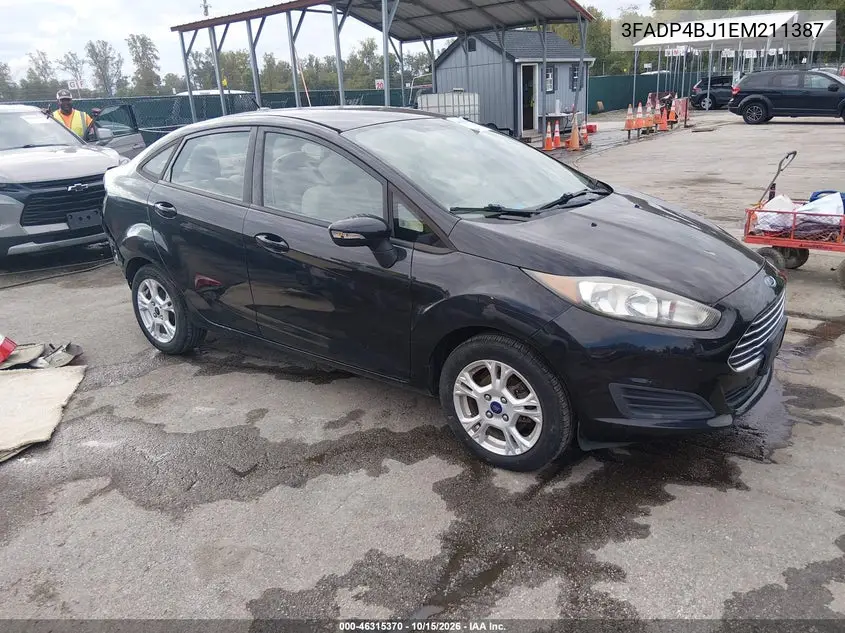 FORD FIESTA 2014, VIN 3FADP4BJ1EM211387
