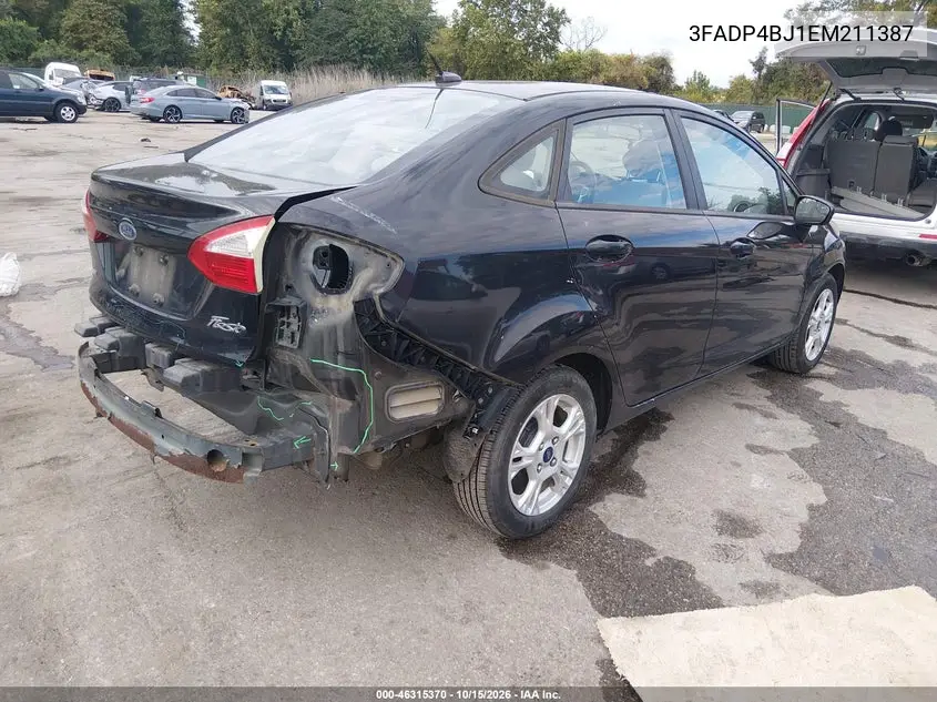 2014 FORD FIESTA VIN 3FADP4BJ1EM211387 — фото 4
