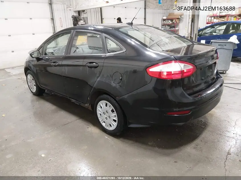 2014 FORD FIESTA VIN 3FADP4AJ2EM163688 — фото 3