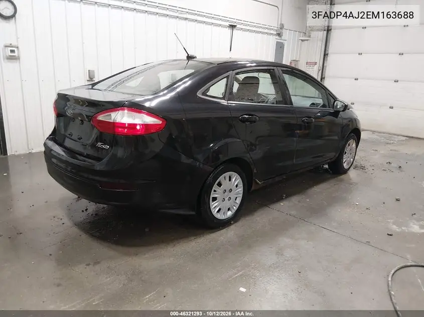 2014 FORD FIESTA VIN 3FADP4AJ2EM163688 — фото 4