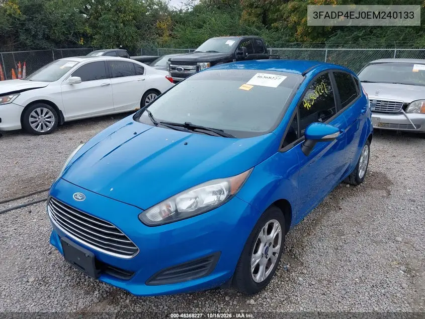 2014 FORD FIESTA VIN 3FADP4EJ0EM240133 — фото 2